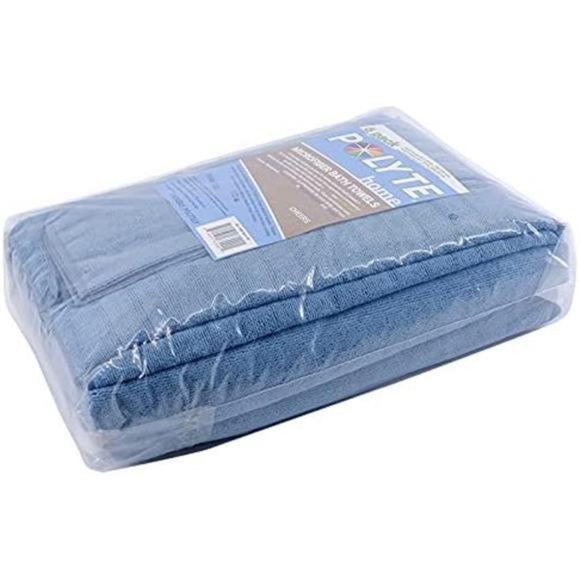 Oversize, 60 x 30 in., Quick Dry  Microfiber Bath Towel Set, 6 Piece - Picture 6 of 6